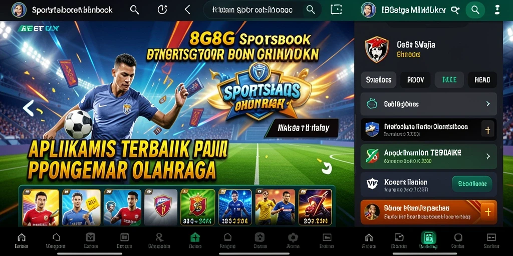 Screenshot gameplay live betting di aplikasi 8G8G.