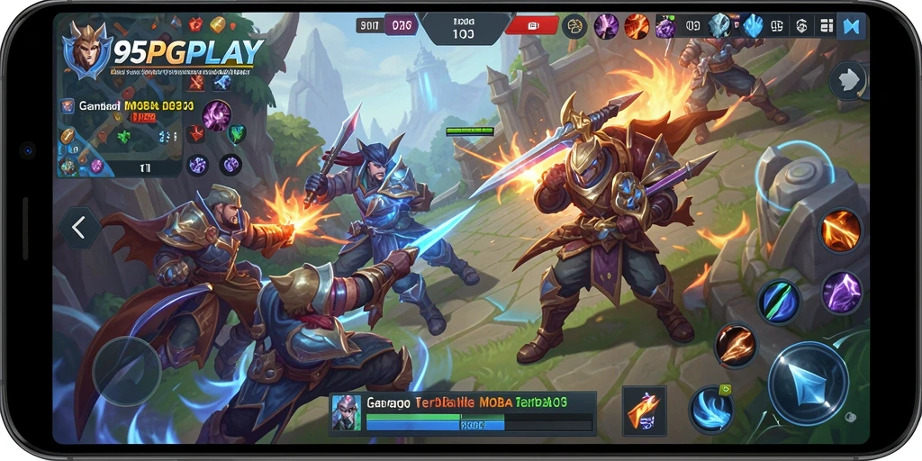 Screenshot gameplay seru dari 95PGPLAY dengan aksi epik.