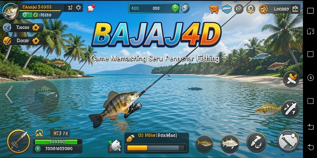 Gameplay menakjubkan BAJAJ4D saat memancing di lautan.