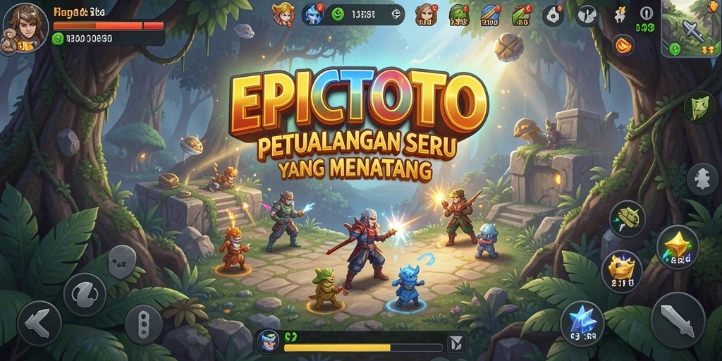 Gameplay seru dan penuh tantangan di dunia EPICTOTO.