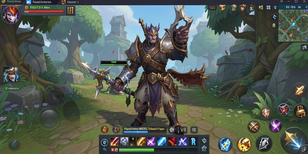 Screenshot FAV77 menampilkan pertarungan epik dalam dunia MMORPG.