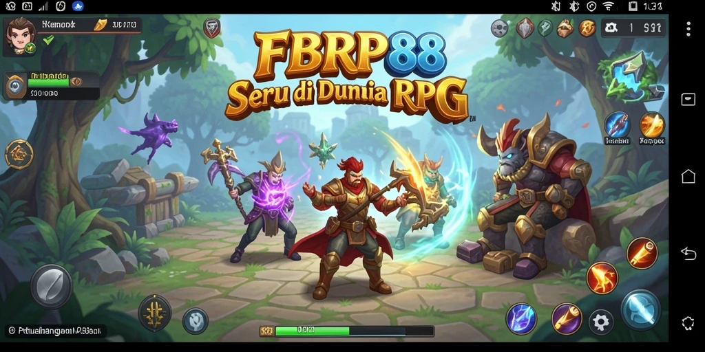 Tampilan gameplay RPG yang menakjubkan di FBRP88.