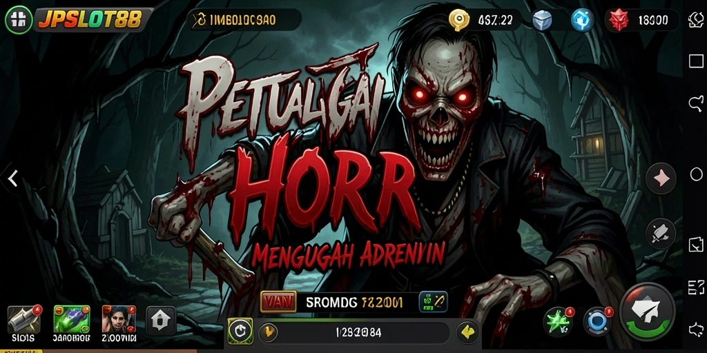 Tampilan menyeramkan dalam gameplay <strong>JPSLOT88</strong> yang membuat jantung berdegup kencang.