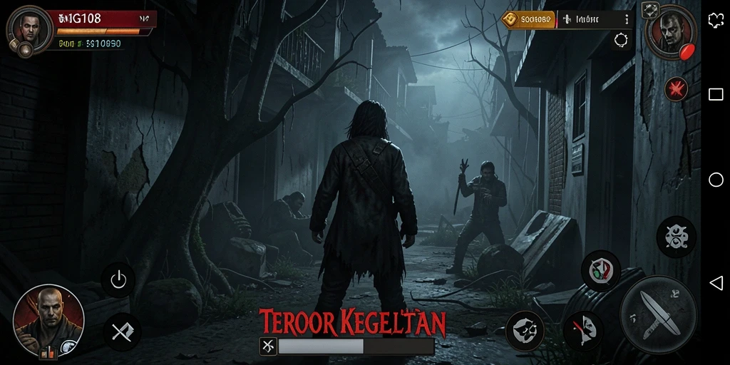 Gameplay menakutkan dengan suasana Horror yang kental.