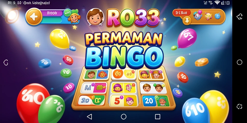 Screenshot gameplay Bingo RR33 menampilkan keseruan permainan.