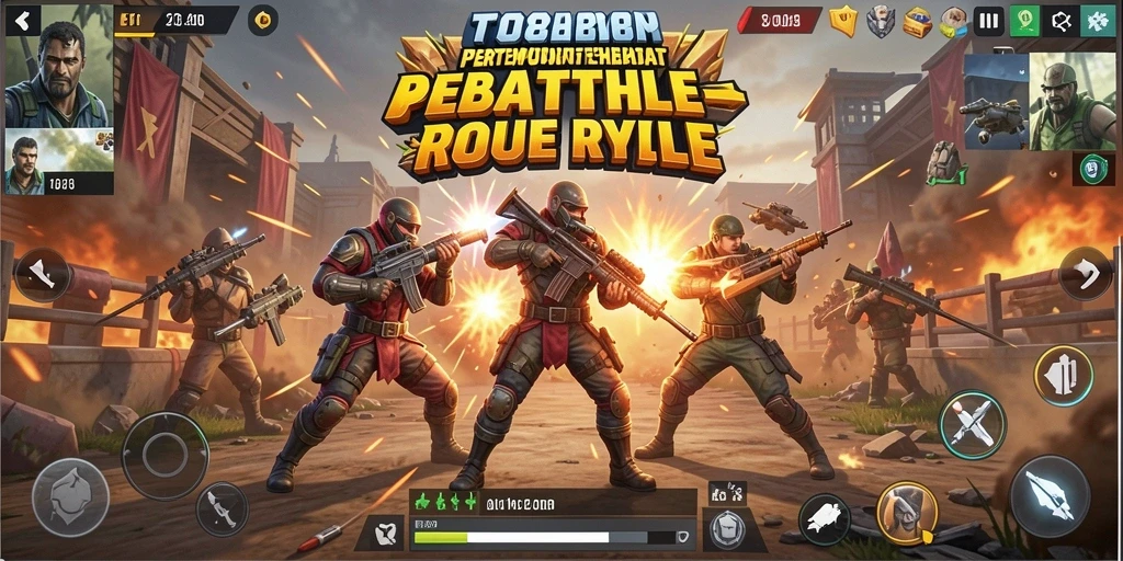 Tampilan epik dalam game Battle Royale TO288.
